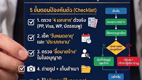 จ้างต่างด้าวผิดกฎหมาย นายจ้างโดนอะไรบ้าง ปรับสูงสุด 1 แสน