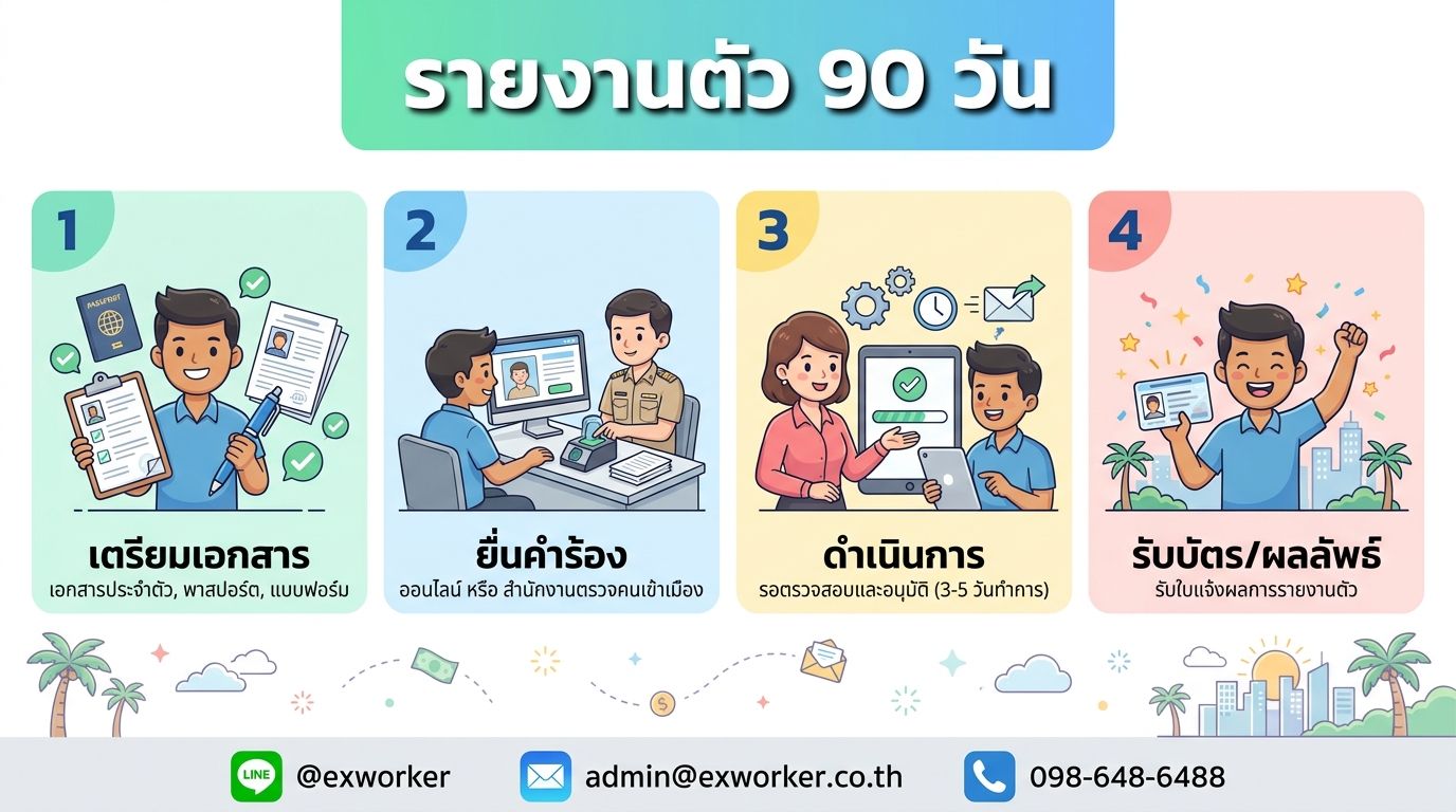 รายงานตัว 90 วัน