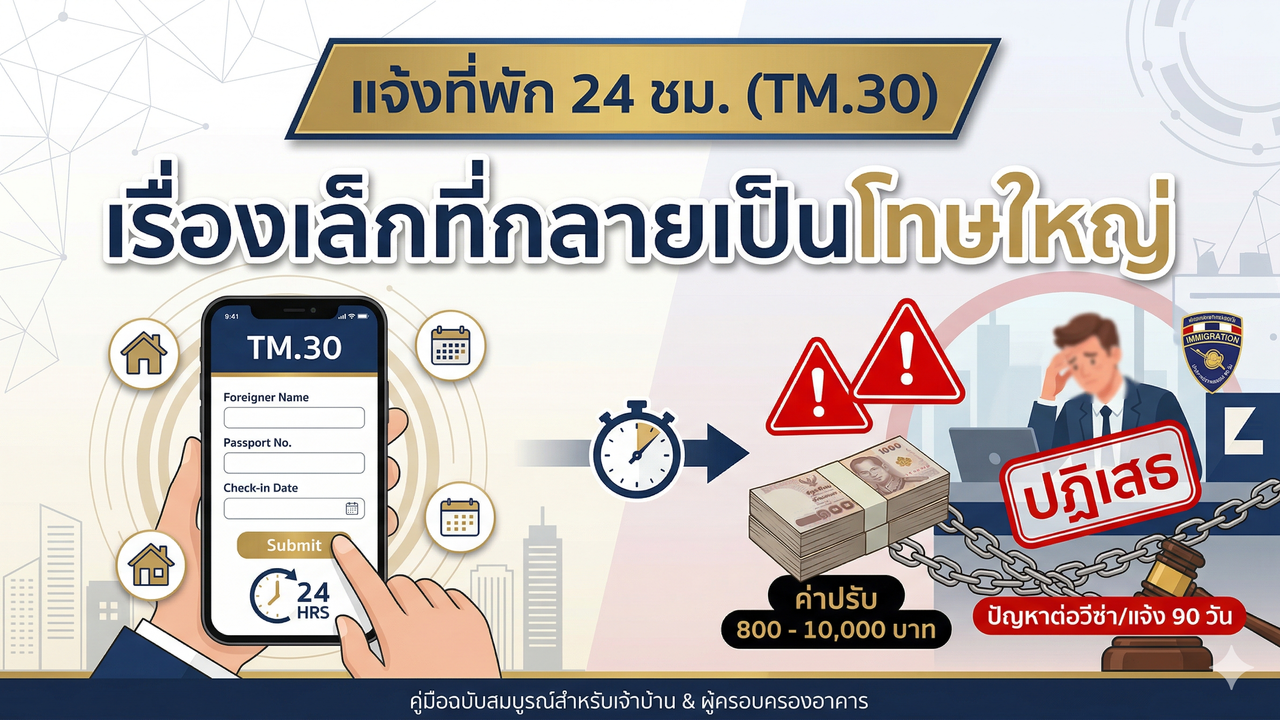 ແຈ້ງທີ່ພັກຄົນຕ່າງດ້າວ ຕມ.30 ພາຍໃນ 24 ຊົ່ວໂມງ ບໍ່ແຈ້ງປັບເທົ່າໃດ